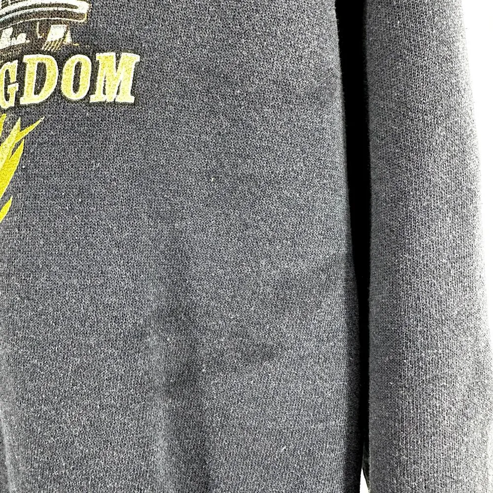 Vintage Walt Disney World Animal Kingdom Sweatshirt Mickey Crew Neck Blue XS - Image 5