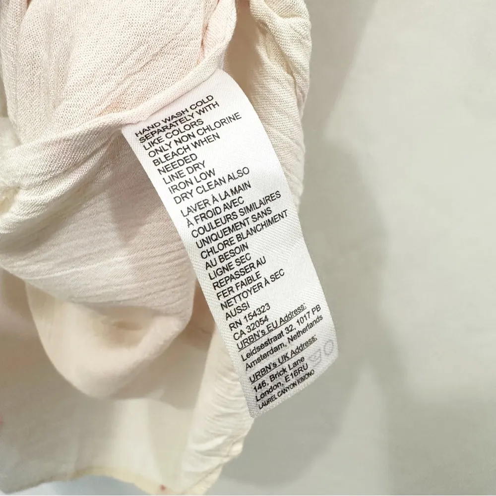 Free People Laurel Canyon Open Maxi Duster Kimono in Rose Print - Image 13