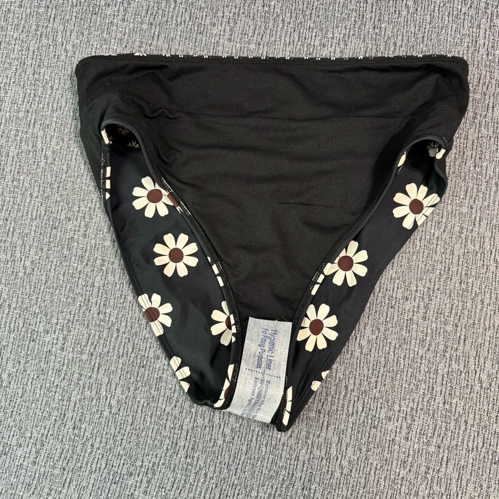 Salt + Cove Women’s Daisy Print Swim Bottoms Size XL - Image 5