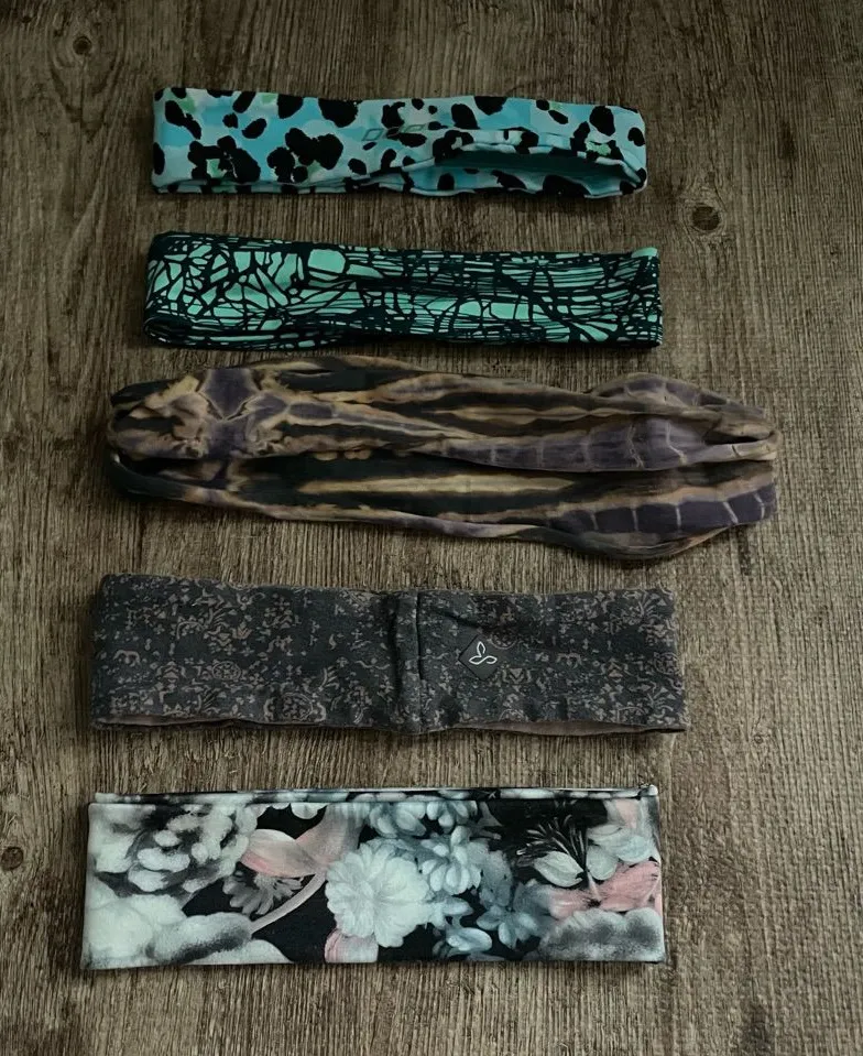 Workout Headbands - Assorted Brands Set of 5 - Image 1