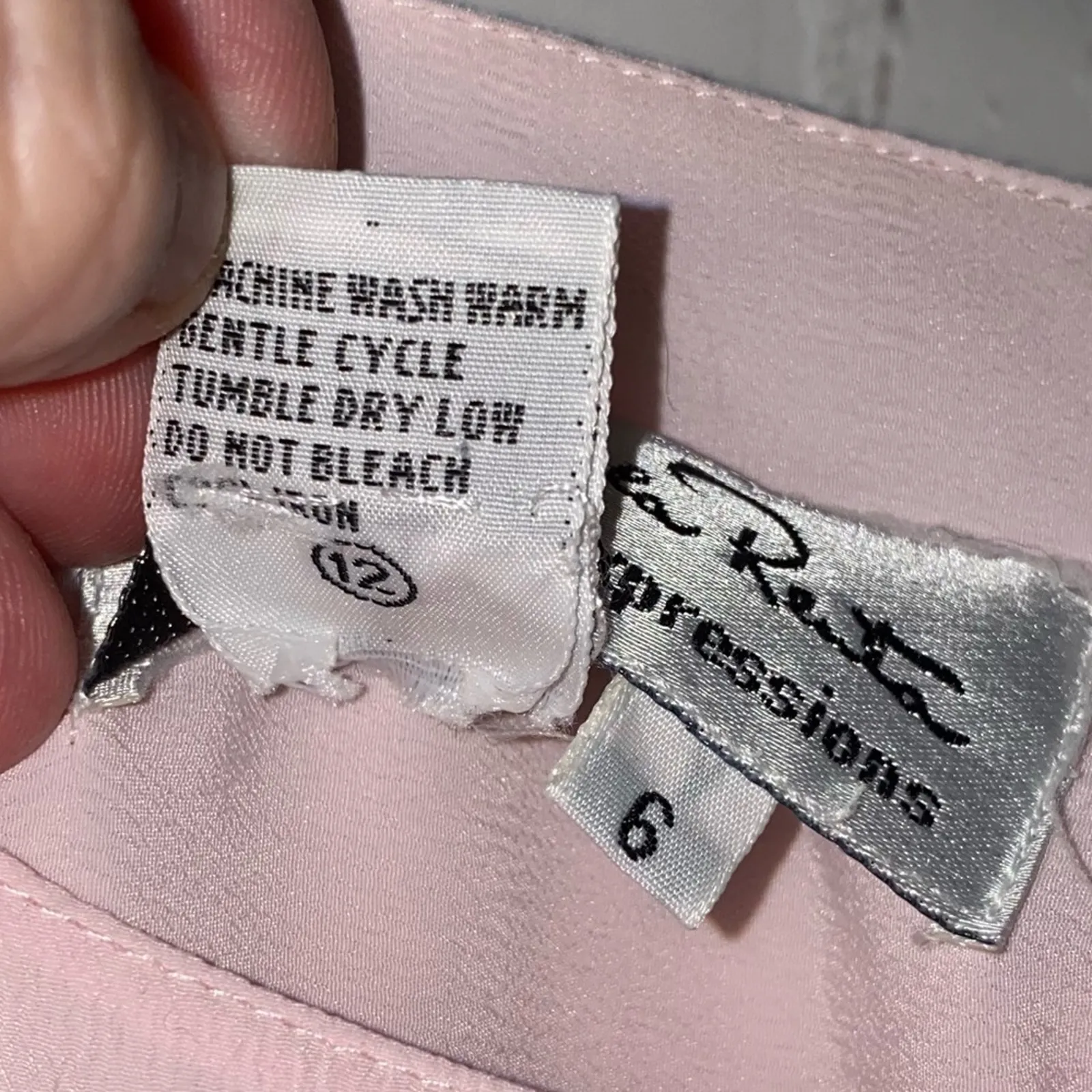 Oscar de la Renta Expressions Pink Button Down - Image 7