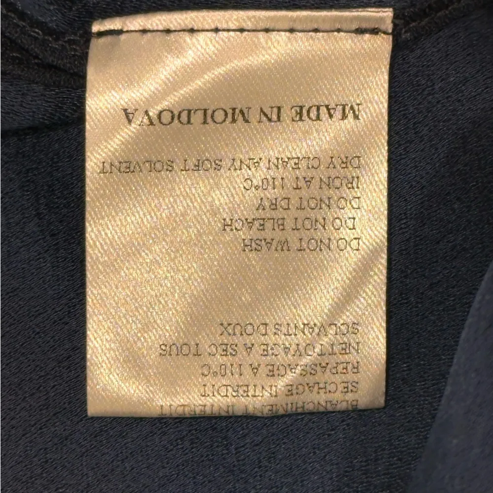 Carven Revolve Fragola Tank Top Scalloped Navy Blue 6 Classic Chic Scandigirl - Image 12