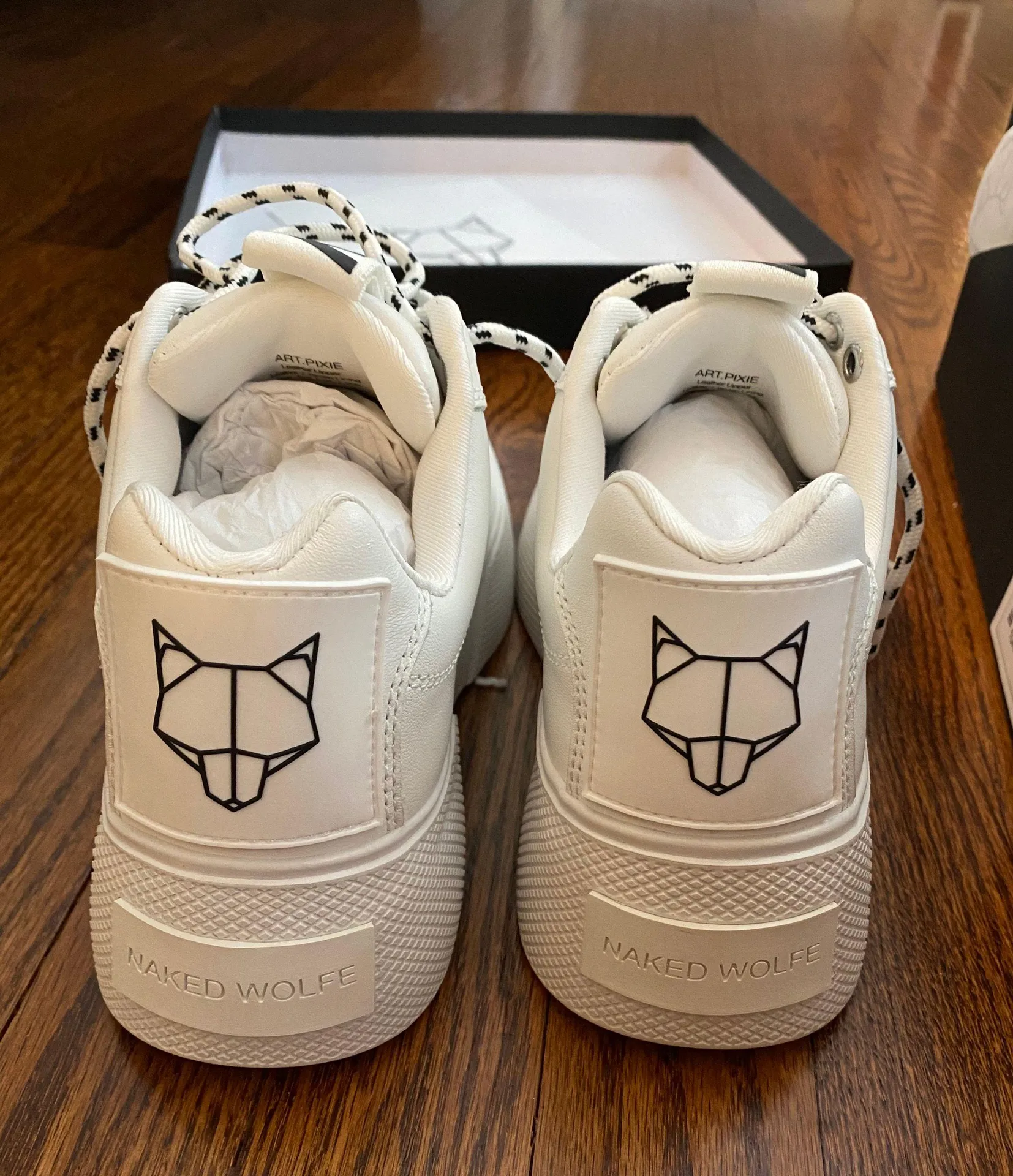 White Platform Sneakers - Image 7