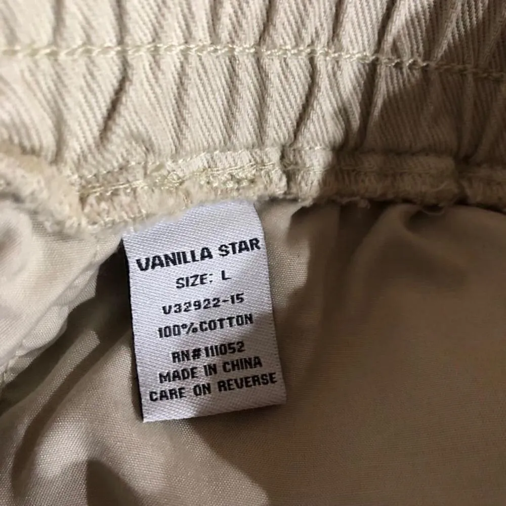 Brand‎ New Women's Vanilla Star Easy Pull On Khaki Shorts Size Large - Image 11