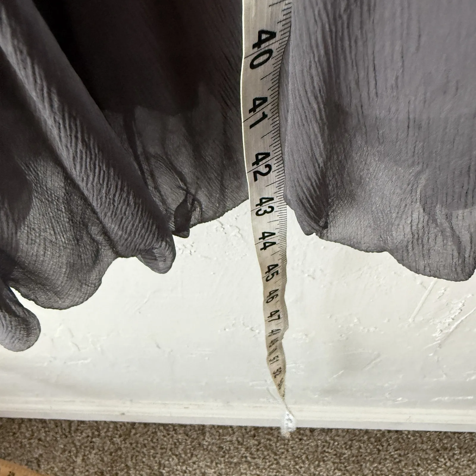 Wendy Katlen Dress Y2k 6 Silk Beaded Waist Formal Gown Chiffon Fairy Unique‎ Gray - Image 7