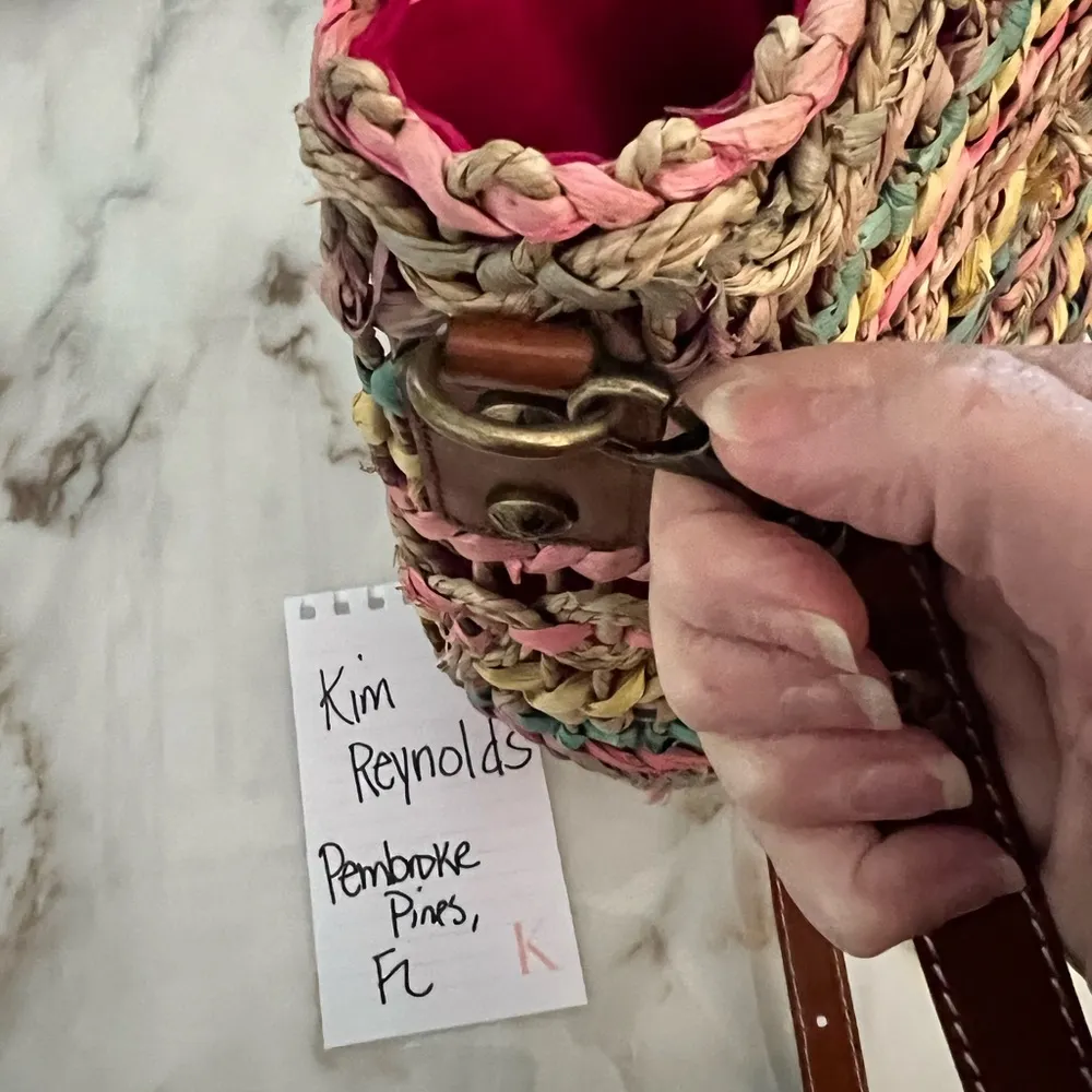 Patricia Nash Lesa straw bag - Image 7