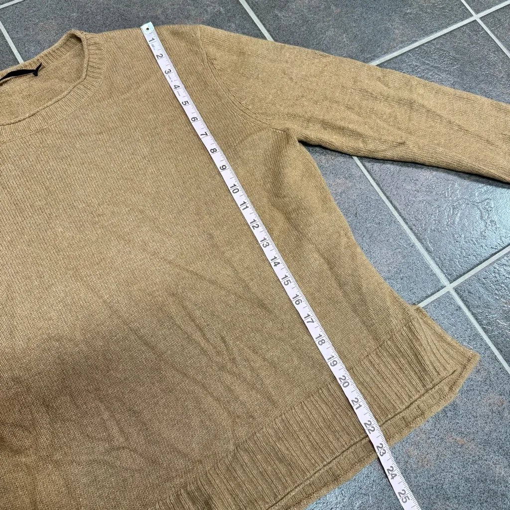 Jenni Kayne Everyday Sweater Long Sleeve Knit Pullover Wool Blend Brown Medium M - Image 13