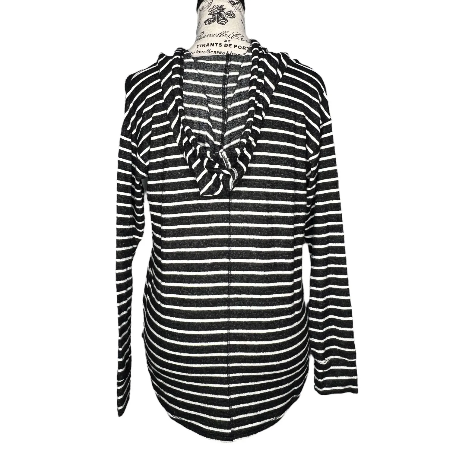 Market & Spruce (XS) Kallon Brushed Knit Striped Hooded Sweatshirt - Stitch Fix - Image 5