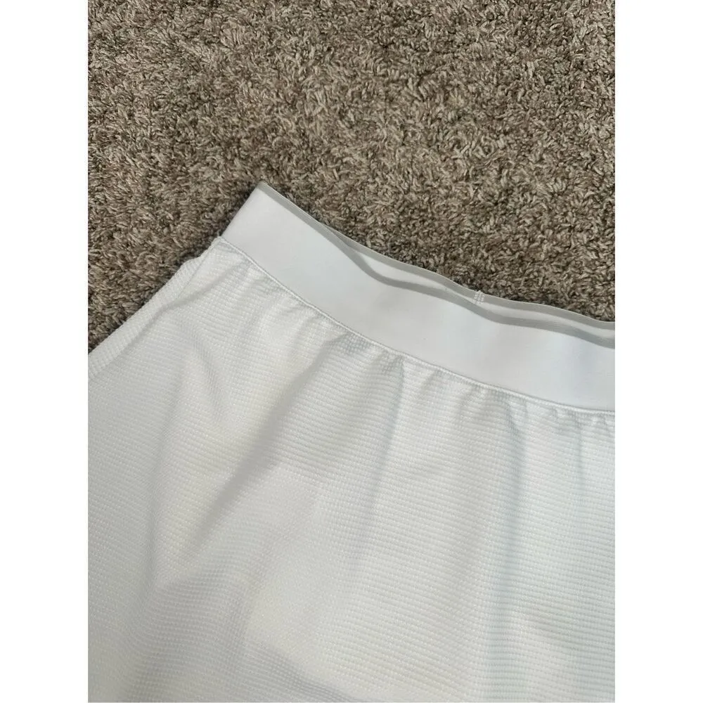 Adidas Core Club Skirt Women’s S Tennis Golf Athletic Skort Mini White Textured - Image 4