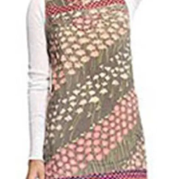 Free People Pretty Young Thing Patchwork Shift Lined Dress Size 4 - Image 11