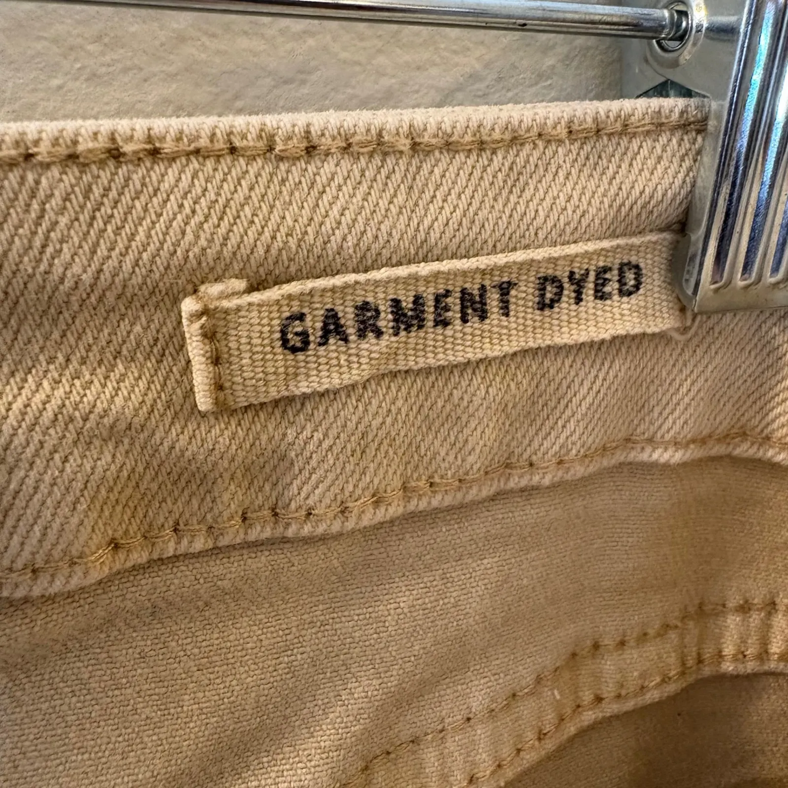 Judy Blue High Waist Tummy Control Garment Dyed Bone Skinny Jeans Size 13/31 - Image 8