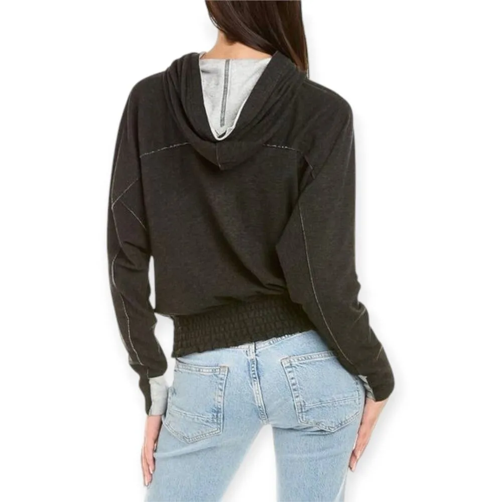 Johnny Was Calme | M | Cozy Smocked Hoodie Pullover Pockets Sweatshirt Sweater - Image 2