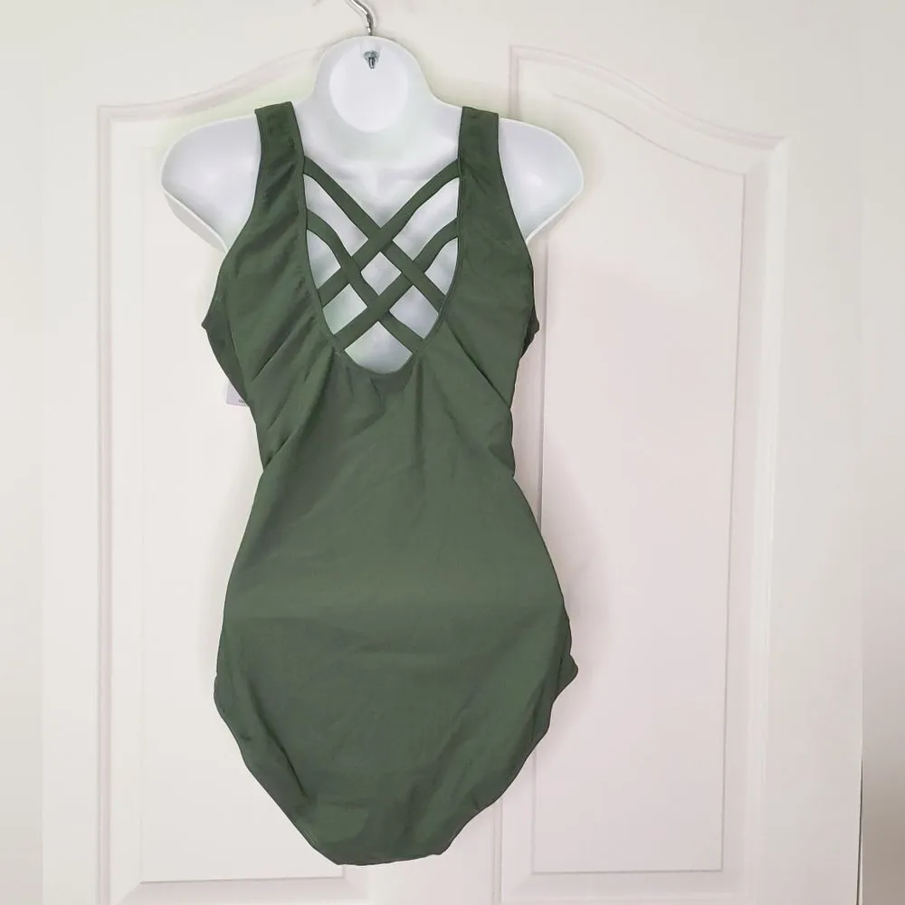 NWT Exlura One Piece Swimsuit Size Large - Image 4