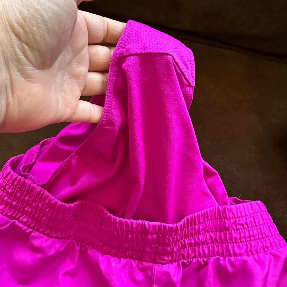 TEK Gear Dry TEK Pink Orange Black Athletic Shorts Elastic Waist.Key Pocket Sz S - Image 7