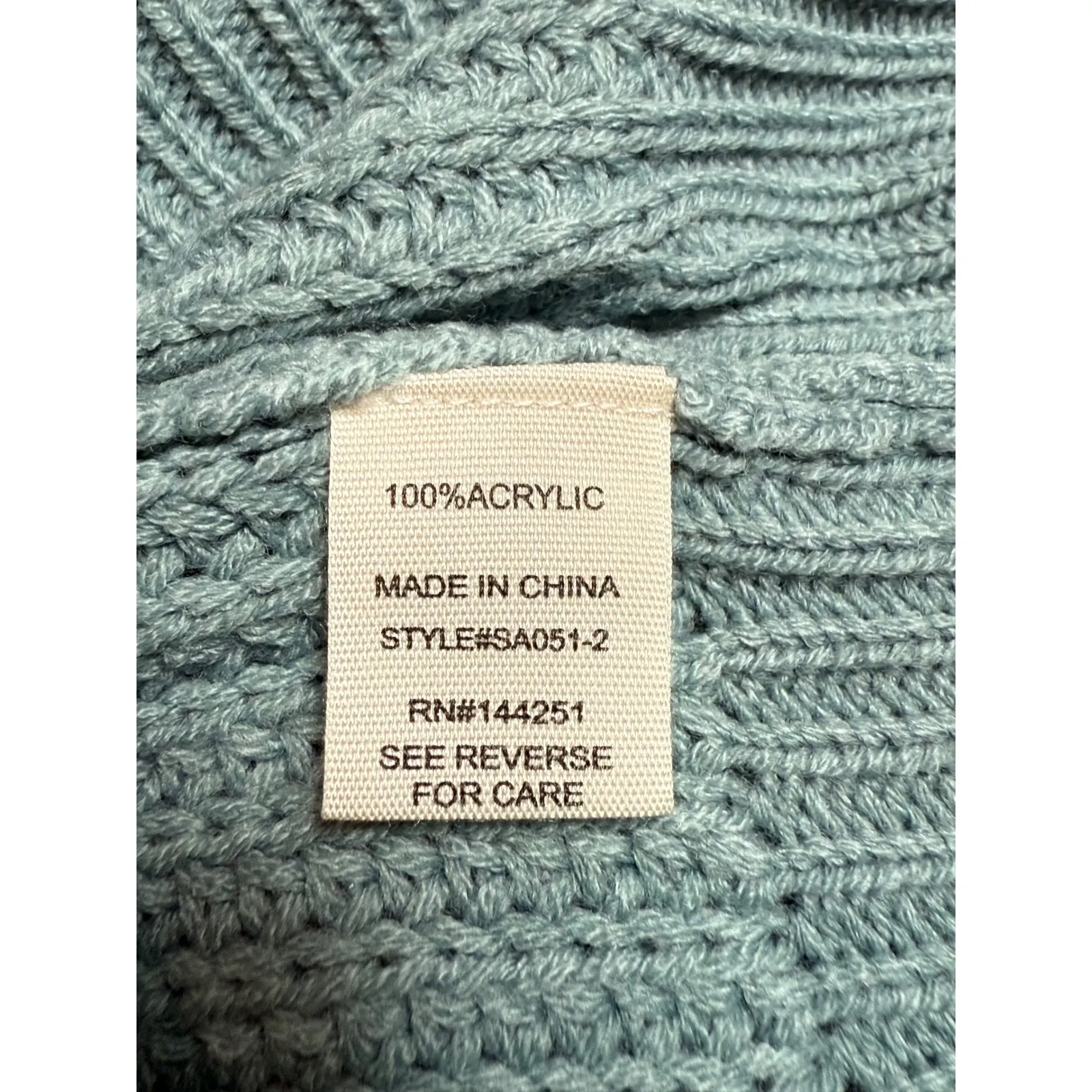 Jessica Simpson Womens Medium Cardigan Sweater Knit‎ Button Front Blue - Image 6