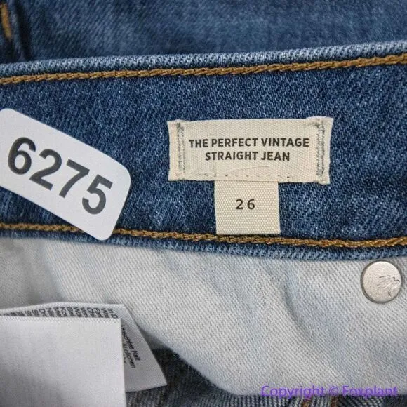NEW Madewell Perfect‎ Vintage Straight Jean in Mayfield Wash, NG251, 26 - Image 13