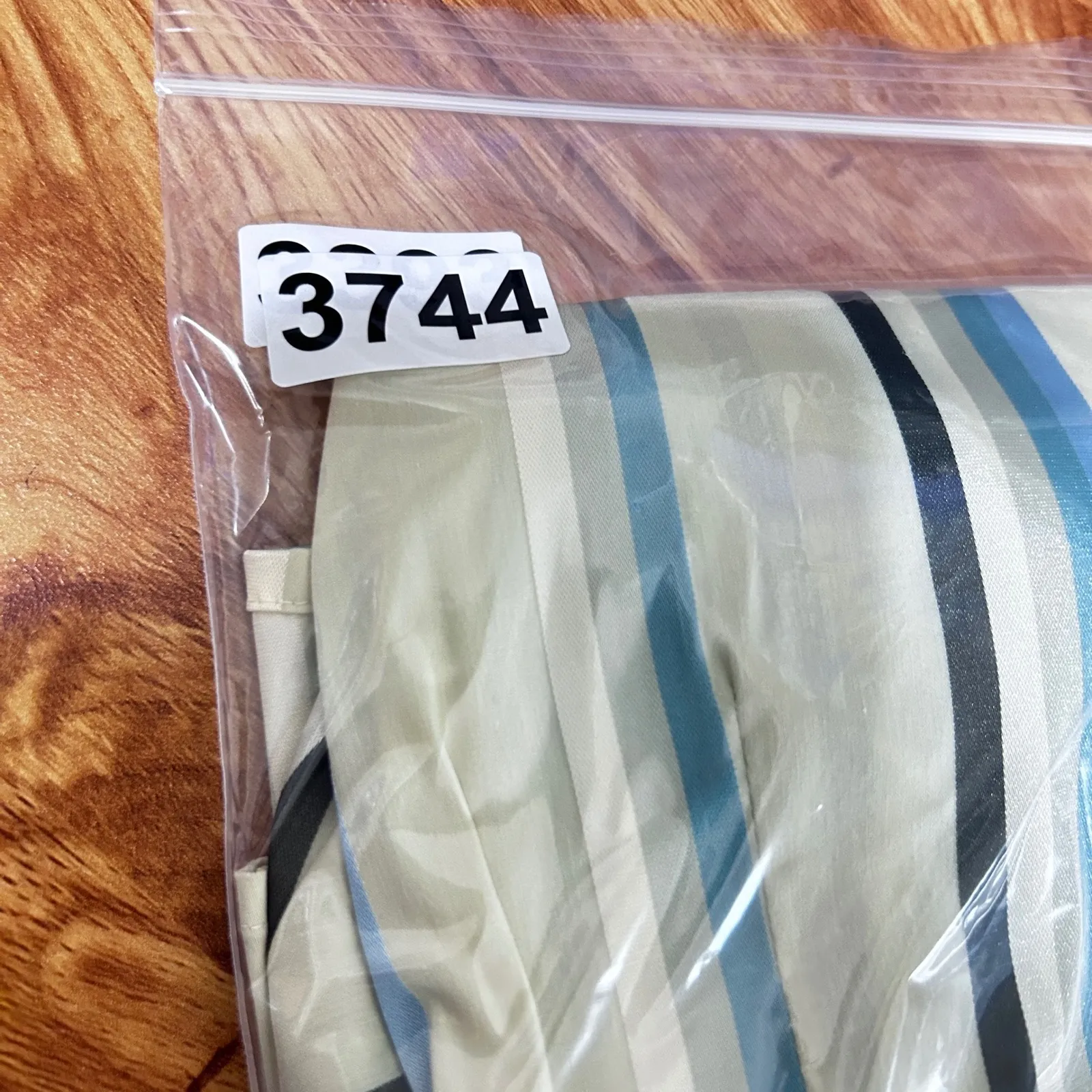 Lane Bryant Women Button Top 26/28 Green Blue Stripe Relaxed Fit Stretch Comfort - Image 7