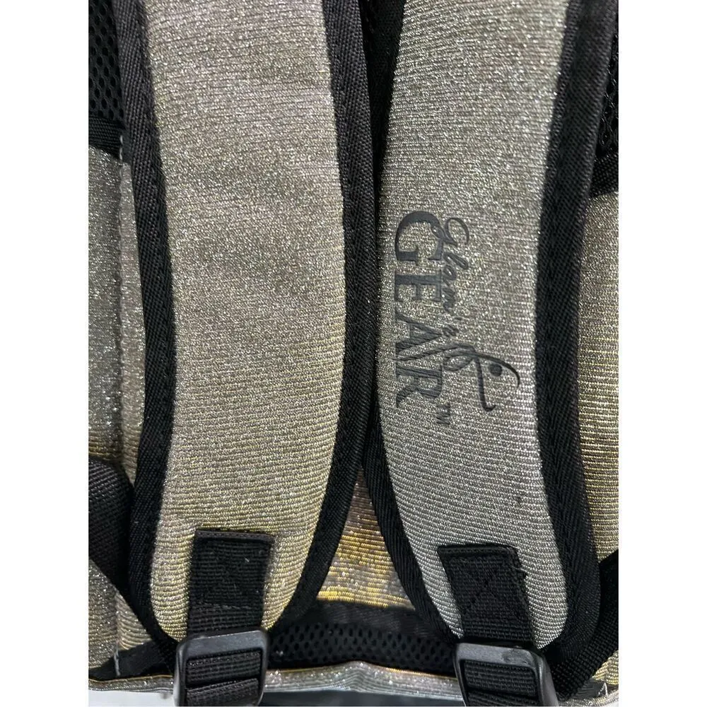 Glam R Gear Dance Glitter Backpack Gold - Image 4