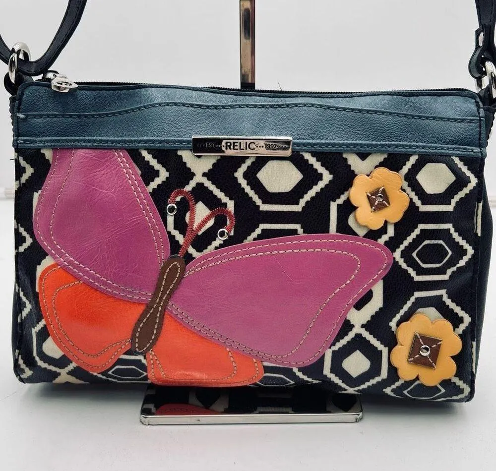 Relic Butterfly Appliqué Crossbody Bag - Image 3