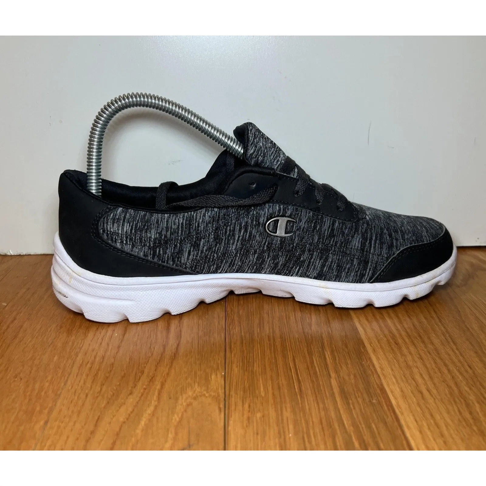 Champion Shoes Womens Size 9 Gray Black Memory Foam Walking Athletic Sneakers - Image 4