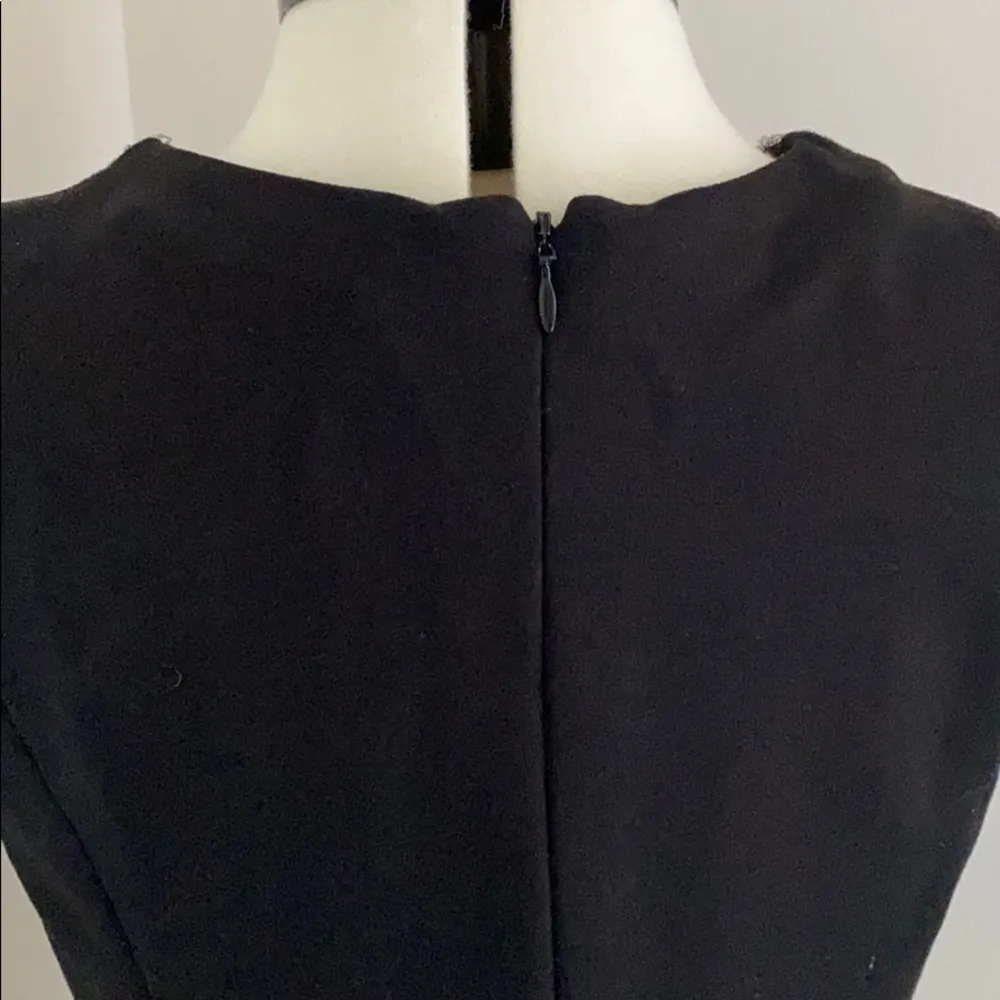 • WHBM • Black Peplum Beaded High Neck Tank Top - Image 8