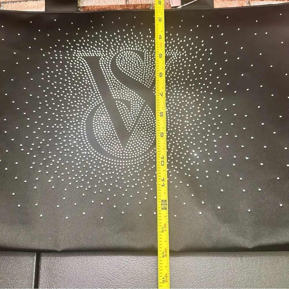 Victorias Secret shine Tote Black Bag - Image 7
