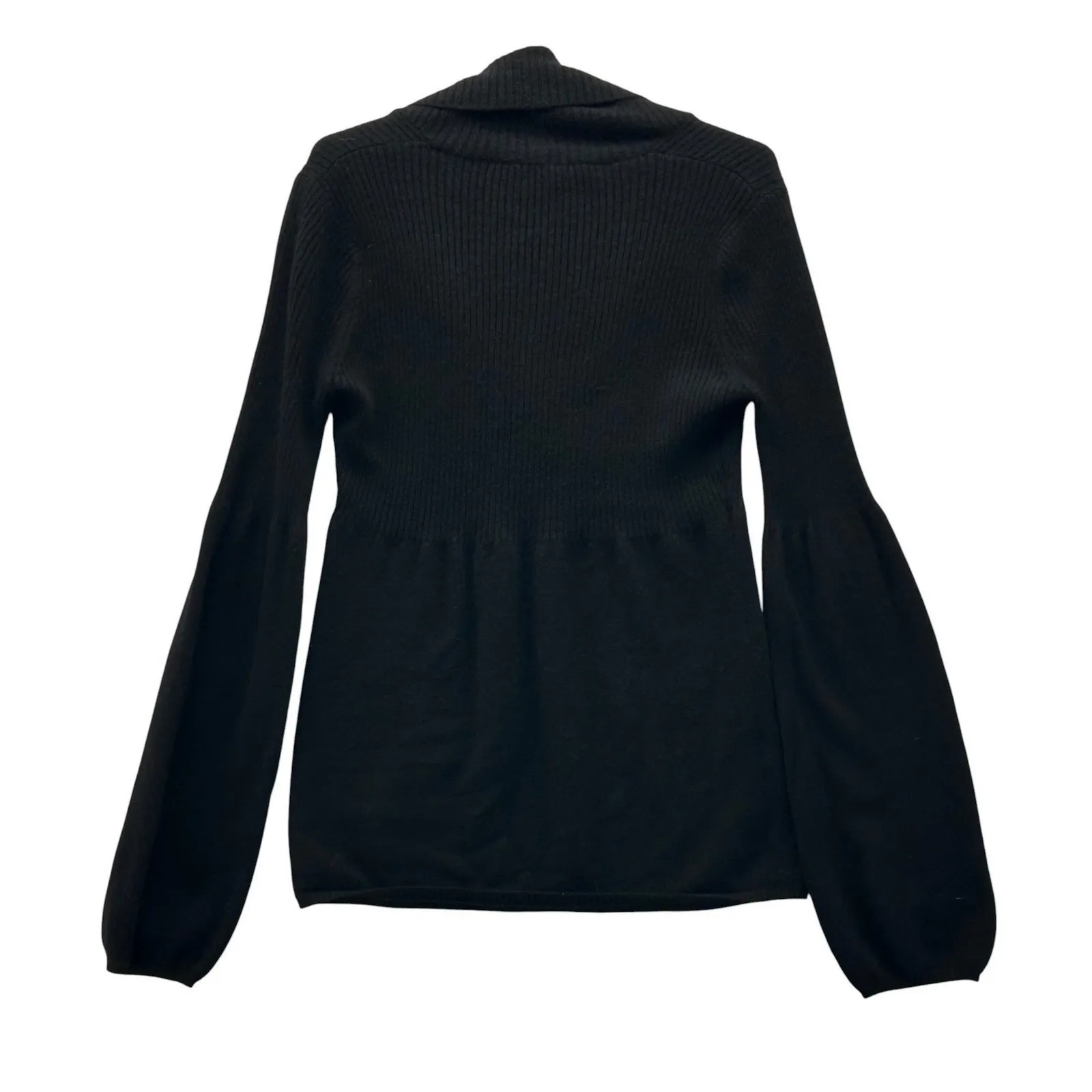 Babydoll Cashmere Sweater XS Black - Image 3