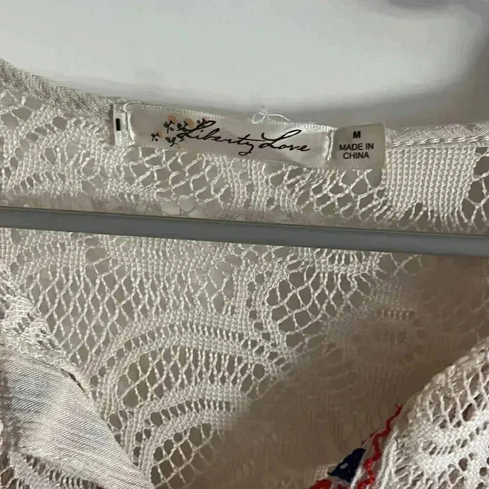 Summer long sleeve top Medium / C61 - Image 2