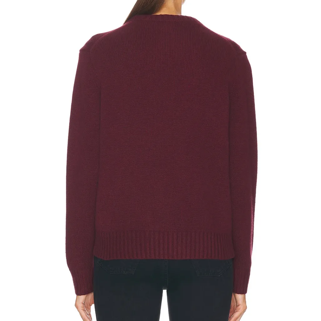 Polo Ralph Lauren Long Sleeve Wool Sweater in Rich Ruby - Image 2