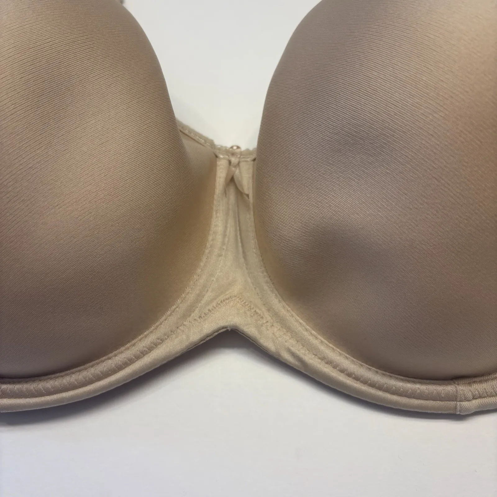 Wacoal 853192 Basic Beauty Spacer Underwire T-Shirt Bra 42D Sand Full Coverage - Image 4