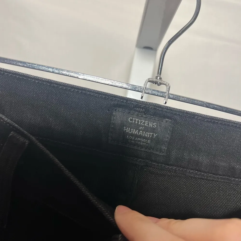 Citizens Of Humanity Rocket Ankle High Rise Skinny Black Jeans - Image 5