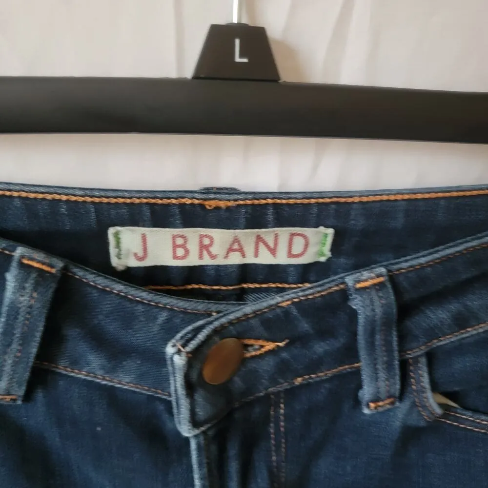 J Brand Dark Wash High Waisted Stretch Bardot Classic Skinny Jeans Size 27 - Image 3