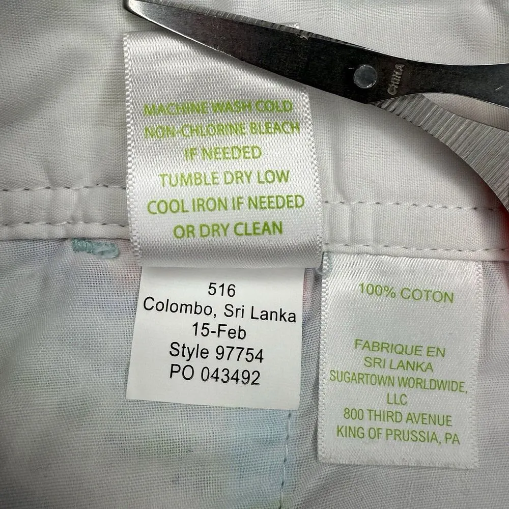 Lilly Pulitzer Shorts Size‎ 0 Pink Green Callahan Conch Republic Beach Coastal - Image 6