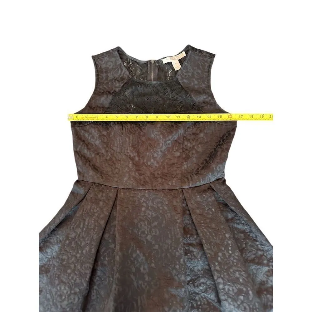 Forever 21 Women's Black Lace Skater Dress Sleeveless Size S - Image 10