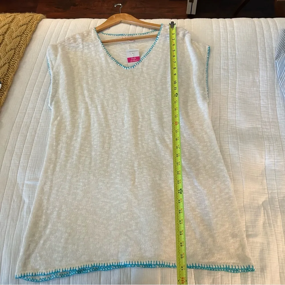 Fresh Produce Layla Tunic Sweater. Cotton Linen Blend. Size M/L. - Image 9