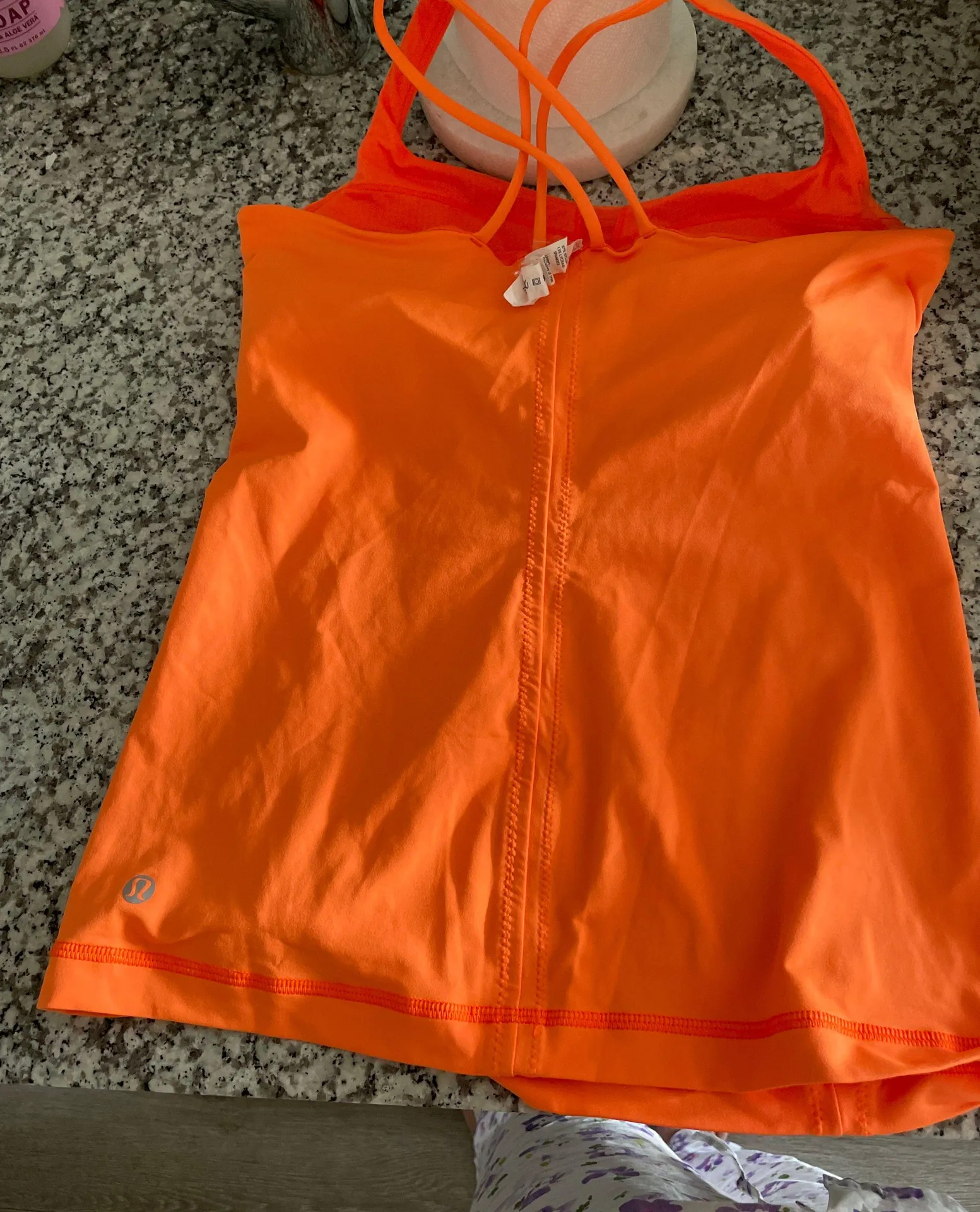 Orange Lulu Tank - Image 2