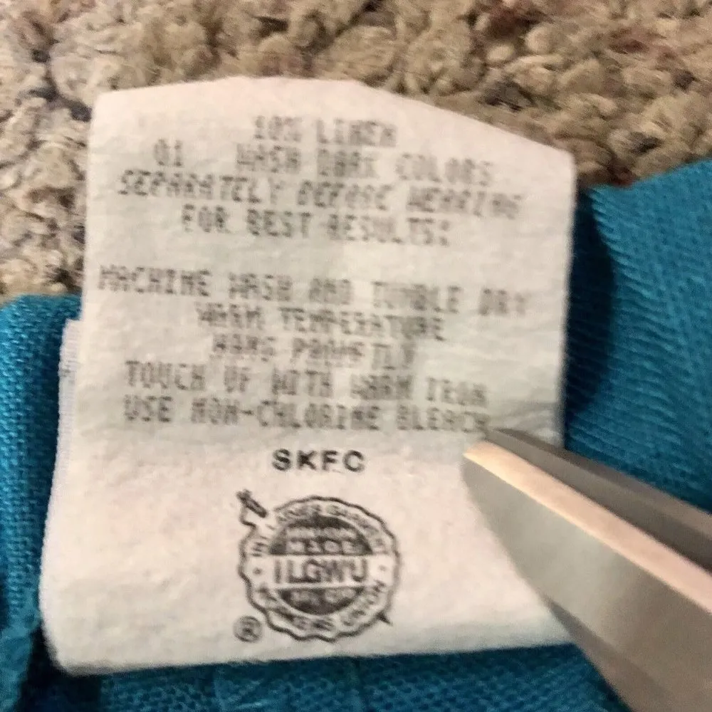 Vintage Separate Impressions Pants Womens 12 Reg Used Blue - Image 9