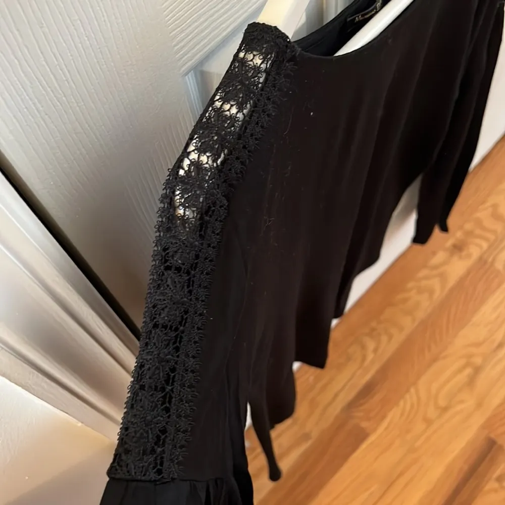 Massimo Dutti long flare sleeve tshirt - Image 4