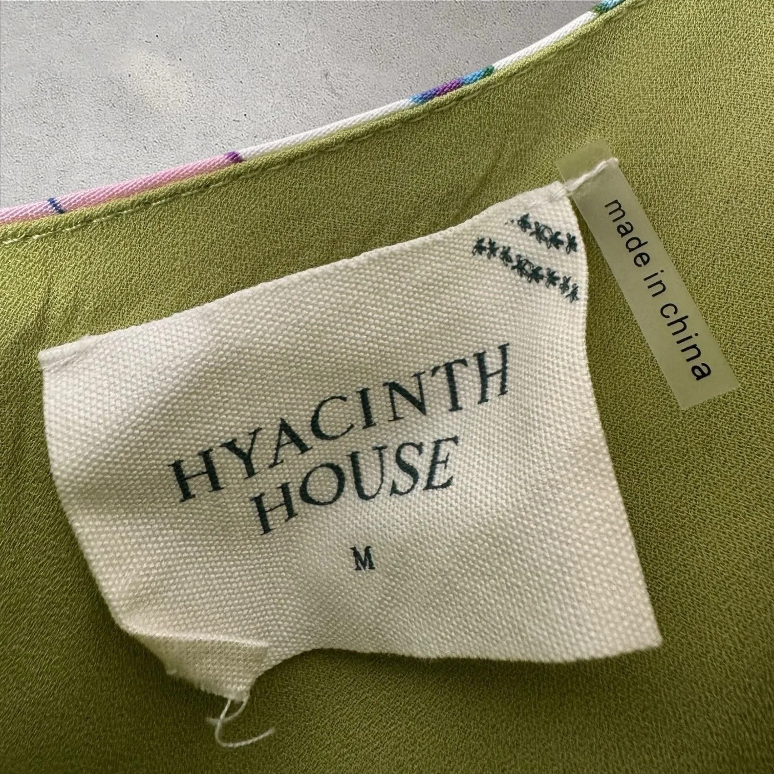 HYACINTH HOUSE Tuckernuck One Shoulder Sleeve Odelia Floral‎ Maxi Dress Sz M NWT Green Size M - Image 6