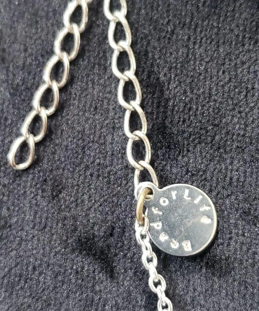 Women's Blue and Green Round Beaded Adjustable Chain Necklace - Image 6