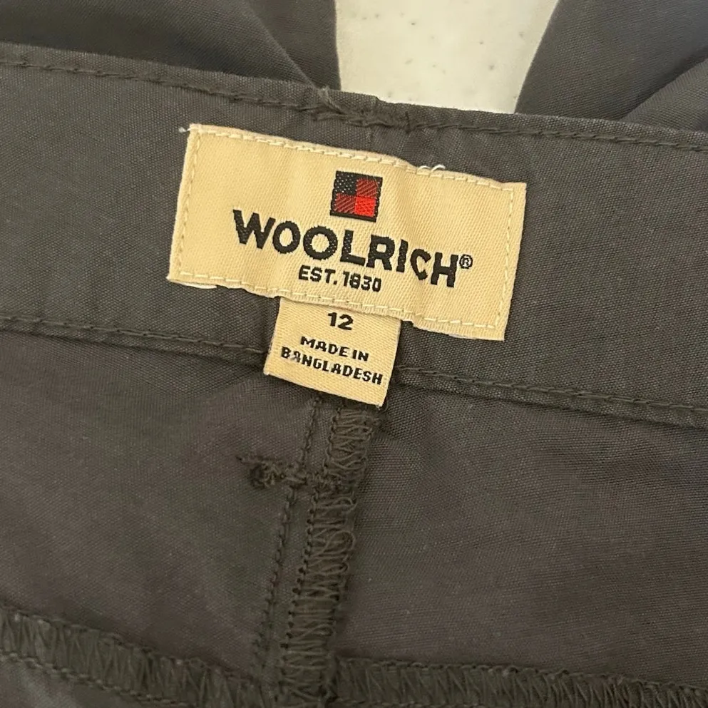 Woolrich Women Capri Cargo Pants‎ 12 Smokey Gray Outdoor Hiking Lightweight NEW - Image 2