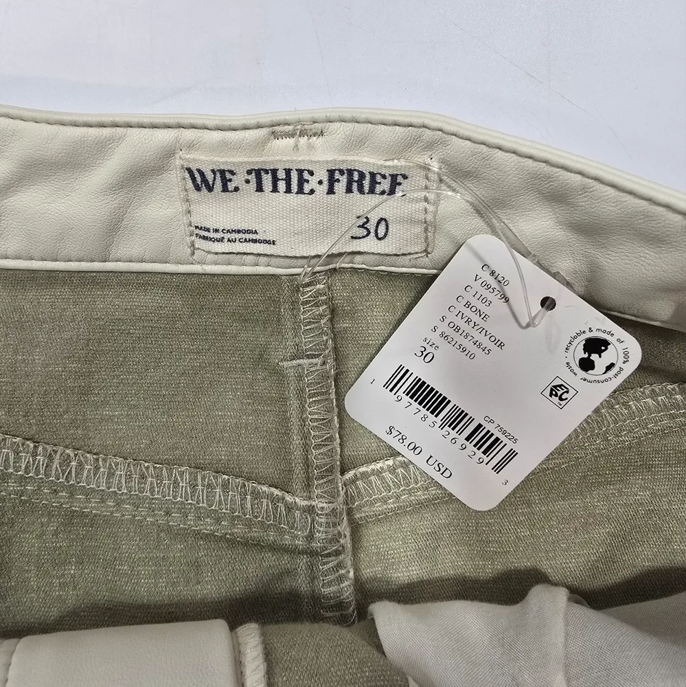 Free People Wynne Vegan Skirt in Bone - Image 6