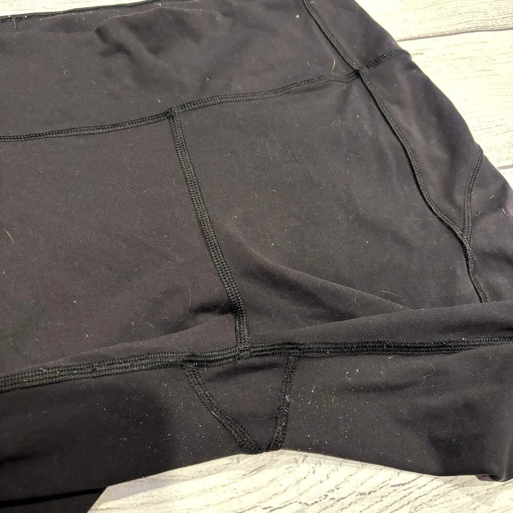 Lululemon In Movement 7/8 Tight Everlux 25" Black Legging Women Size 6 - Image 4