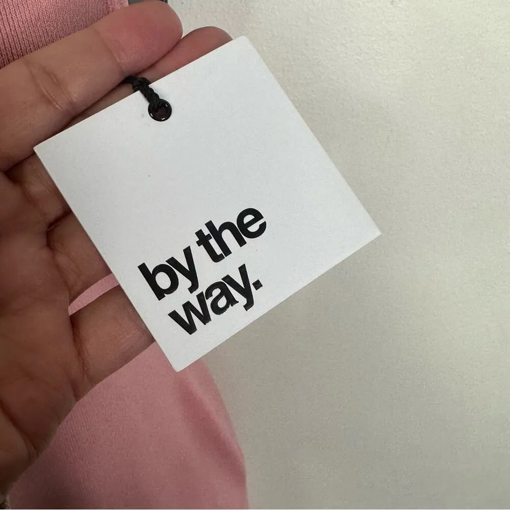 NWT By The Way. Revolve Bubblegum Pink Jazzie Ruffle Flounce Hem Dress Size S - Image 9