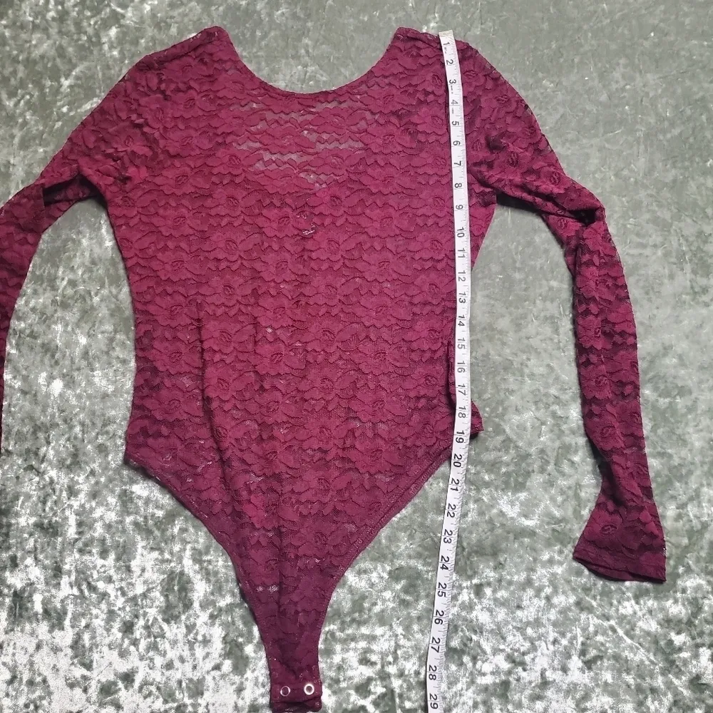 Forever 21 Lace Long Sleeve Bodysuit - Image 6