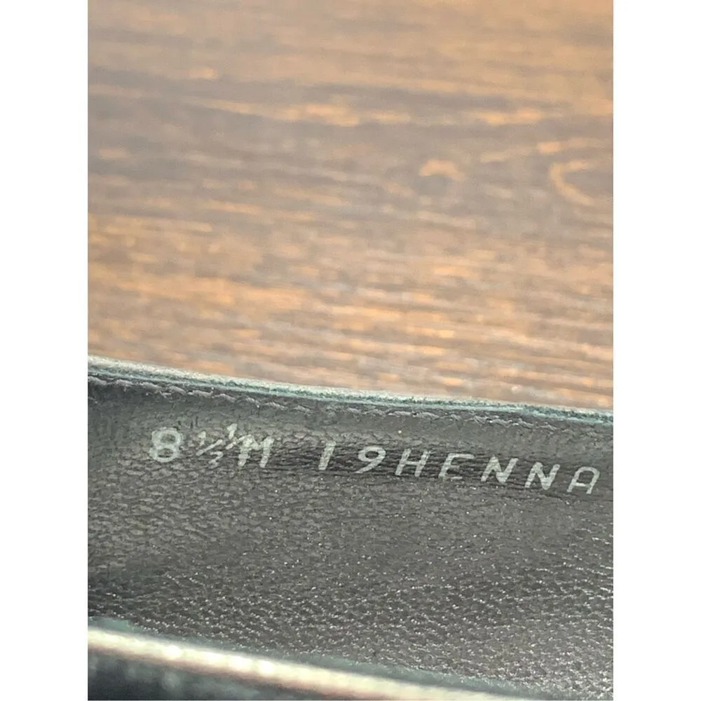 Donald J Pliner Henna Suede Leather Flats Mary Jane Shoes Black Size 8.5 M - Image 7