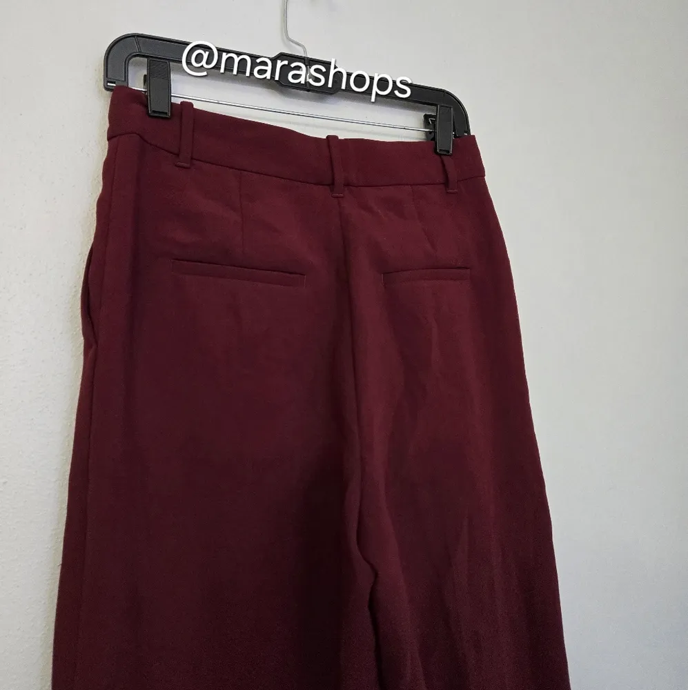 Aritzia Wilfred Effortless Pant Spiced Burgundy - Image 7