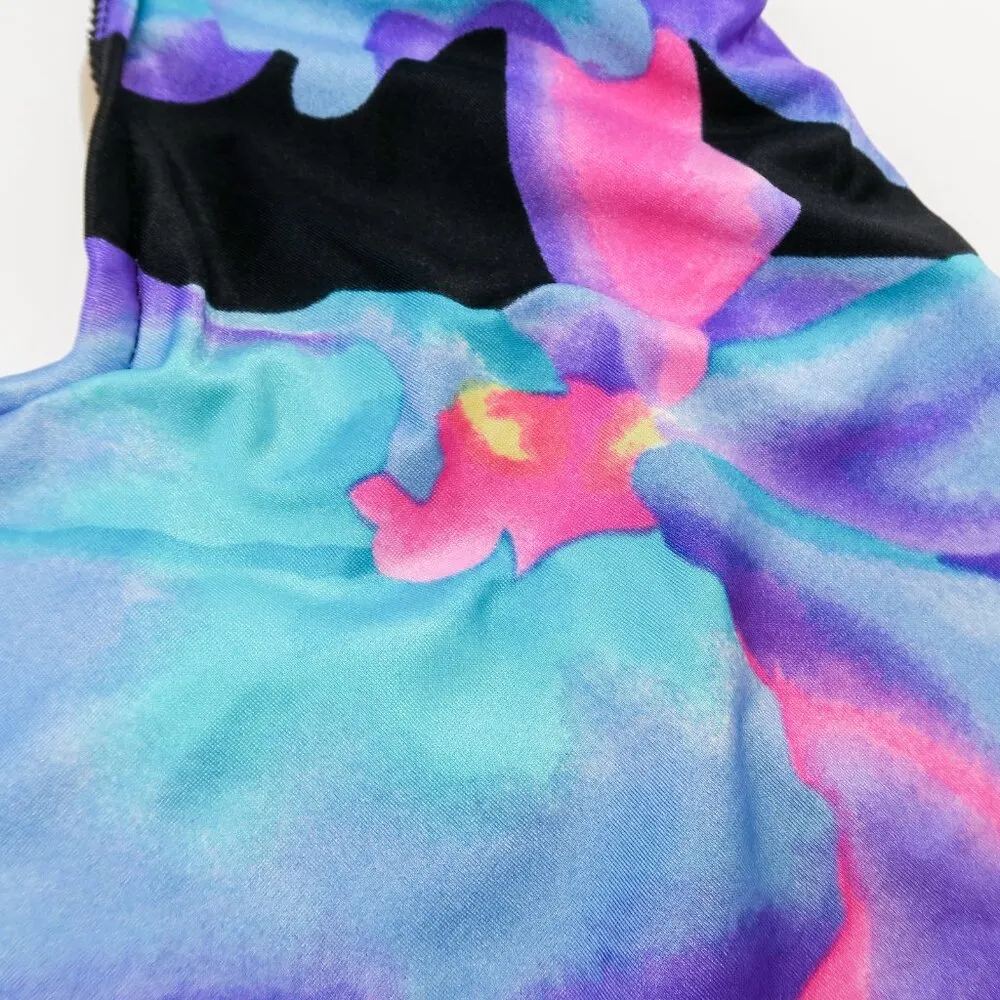 Vintage 80s The Slim Suit Floral One Piece Swimsuit - Image 8