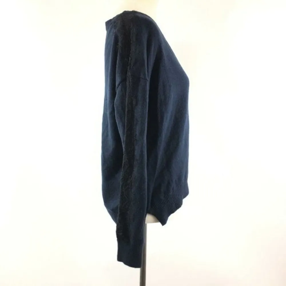 14th & Union Lace Trim V-Neck Pullover Sweater - Image 4