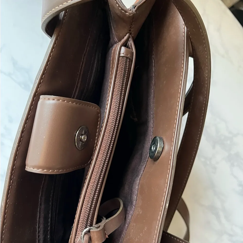 Nine West Handbag Brown Purse Bag - Image 5